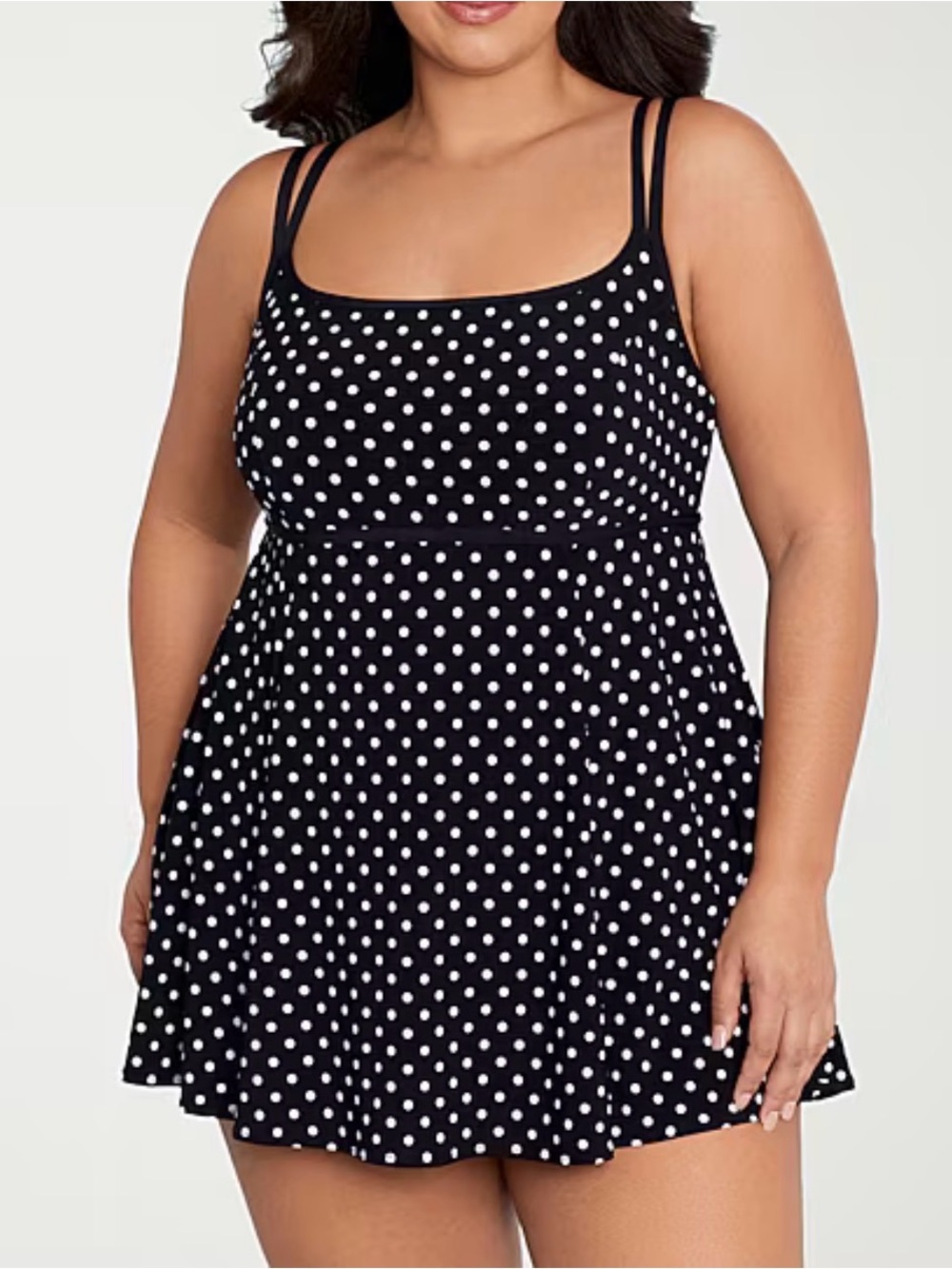 Sonnet shores black and white swim dress
